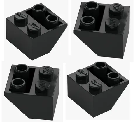 LEGO ® 4x slope negative 2x2 black 76959 6425507 black inverted New
