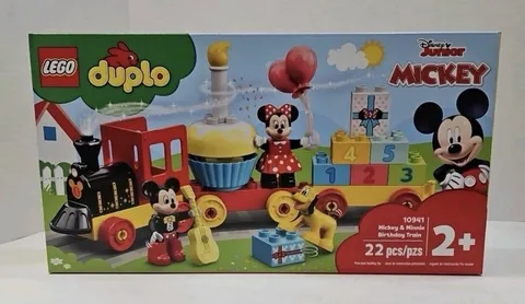 Mickey & Minnie Birthday Train NEW SEALED Retired