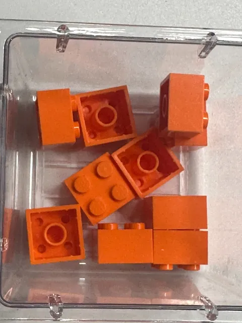 LEGO Brick 2 x 2, 3003, Orange, QTY 10 Free Shipping