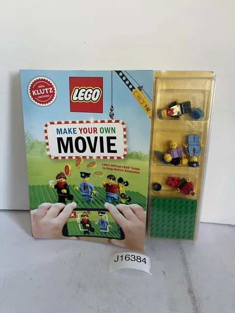 Klutz Lego Make Your Own Movie Guide to Stop-Motion Animation Figures Included