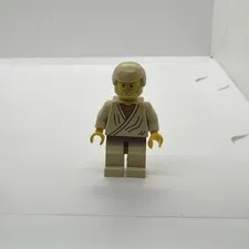 LEGO Star Wars Obi-Wan Ben Kenobi Minifigure Set Yellow with Gray Hair, SW0023