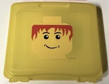 Lego Iris Storage Project Case Suitcase Box Tray Yellow 12x13x3 in. 