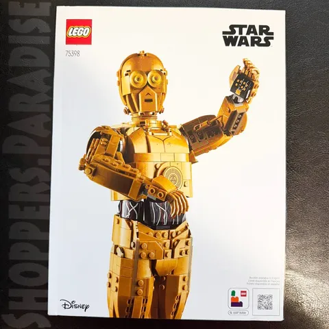 Lego 75398 Star Wars C-3PO Buildable Figure Instruction Manual Only .. NEW