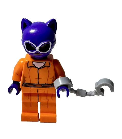 The LEGO Batman Movie Catwoman Orange Prison Jumpsuit Minifigure sh0338 70912