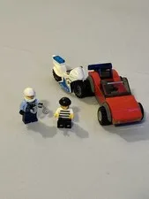 LEGO City Police Bike Car Chase 60392 Complete