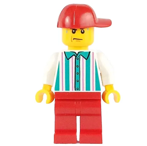 LEGO® City Hot Dog Vendor Minifigure Male Sweat on Brow cty1434