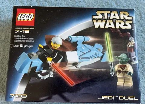LEGO Star Wars Jedi Duel 7103 New Mint Sealed MISB 2002 Attack Clones Yoda Dooku