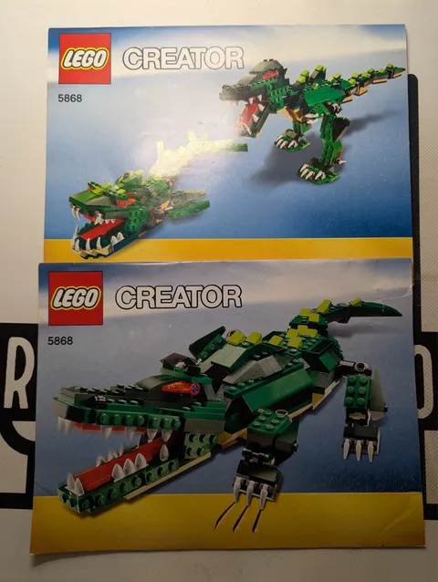LEGO Creator 5868 Ferocious Creatures Instruction Manual Only! No Bricks! 2010
