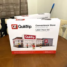 LEGO QuikTrip Convenience Store Set 1,365+ pcs w/6 Figures, Decals