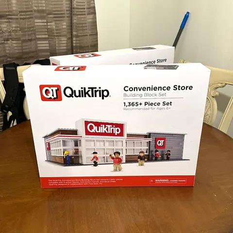 LEGO QuikTrip Convenience Store Set 1,365+ pcs w/6 Figures, Decals