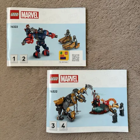 LEGO x Marvel: Avengers Endgame Thor vs Chitauri Instruction Manual (76322)