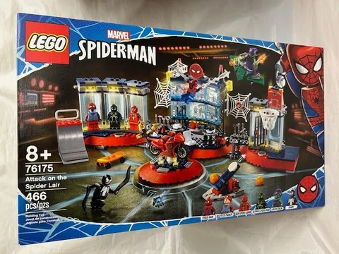 LEGO Marvel 76175 Spider-Man Attack On The Spider Lair Set NEW Factory Sealed