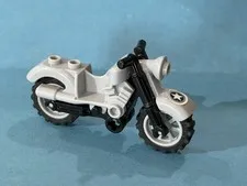 LEGO Marvel #6866 -Light Grey Motorcycle Part 85983c01 ONLY -NO Cracks/Scratches