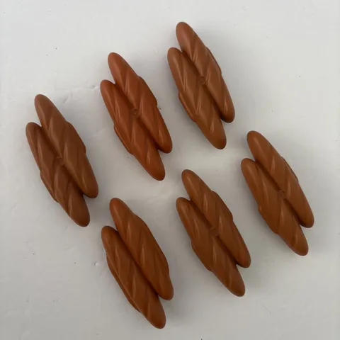 Lego Duplo Food FRENCH BREAD Loaves Lot of 6