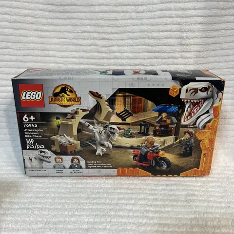 LEGO Jurassic World Set 76945 Atrociraptor Dinosaur Bike Chase New Sealed