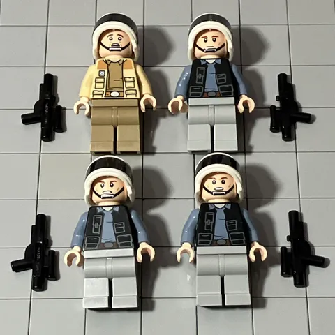 LEGO Lot Star Wars Captain Antilles Rebel Fleet Troopers from set 75387 E9 67