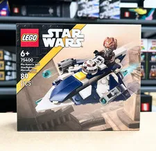 LEGO 75400 Star Wars Plo Koon's Jedi Starfighter Droid Clone Wars New Sealed Box
