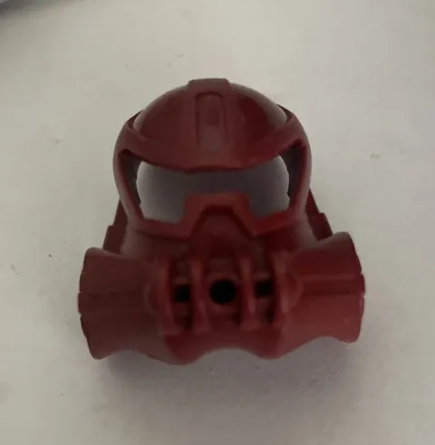 LEGO Bionicle - Huna Mask - Dark Red - Part # 47308 - From 8601 Toa Vakama 8725