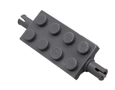 Lego 30157 Light Bluish Gray Plate Modified 2 x 4 Pins Thin Angled Supports