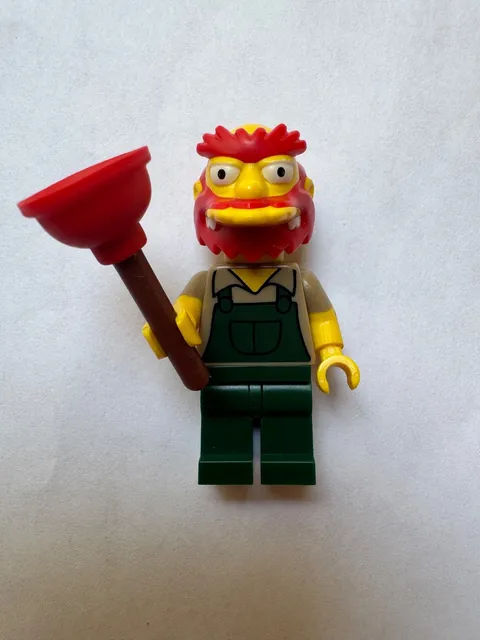 LEGO Simpsons Groundskeeper Willie Series 2 Minifigure Great Condition