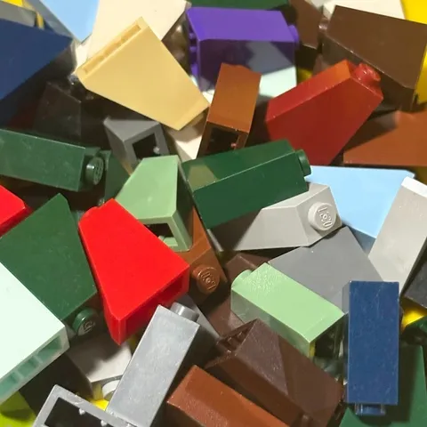 LEGO® Parts 60481 (6 pcs) Slope 65 2 x 1 x 2