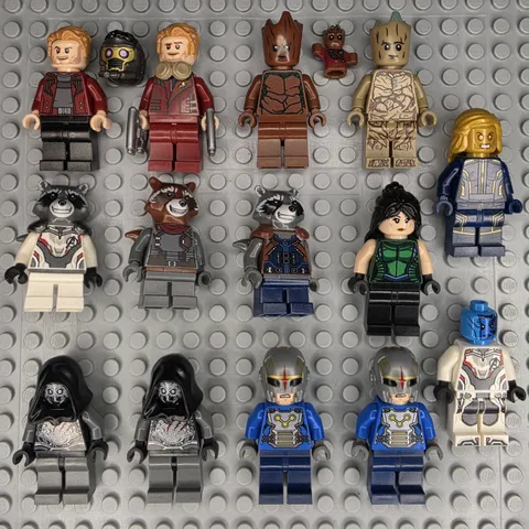 Lego Marvel Super Heroes Minifigures Lot Guardians of the Galaxy