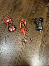 Lego Ninjago LOT Ninja Charger (70727 70638 70502) w/ Figures incomplete