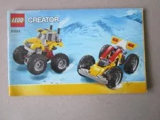Lego Building Instructions Instruction Creator 31022 Tractor & Racer