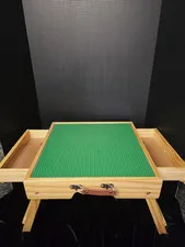Imaginarium Creation Lego Wooden Play Activity Table Two Sided Ages 3-8 22"×12"