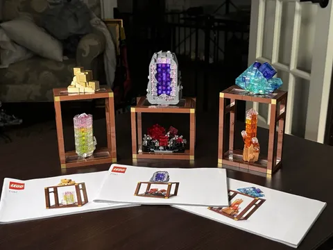 LEGO Ideas Mineral Collection (21362) Complete W/ Instructions Excellent Cond.
