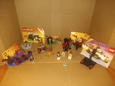 HUGE Vintage LEGO Castle Lot 6009/1547/6036/6257/1624- NM Minifigs & accessories