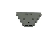 Lego® 4.5V TRAIN Railway Cargo Brick Dumer Tipper End Flap GREY