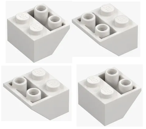 LEGO ® 4x slope negative 2x2 white 76959 6366391 new inverted slope