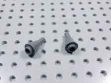 LEGO Lot of 2 Dark Bluish Gray Ice Cream Cones Food Minifig BG