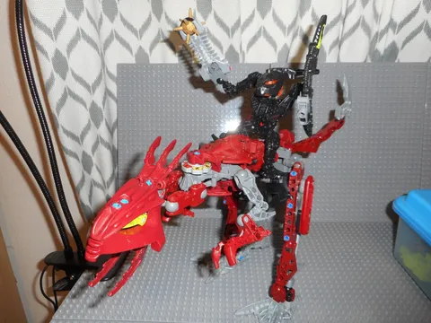 LEGO Bionicle Fero & Skirmix Set 8990 Complete No Instructions or Box