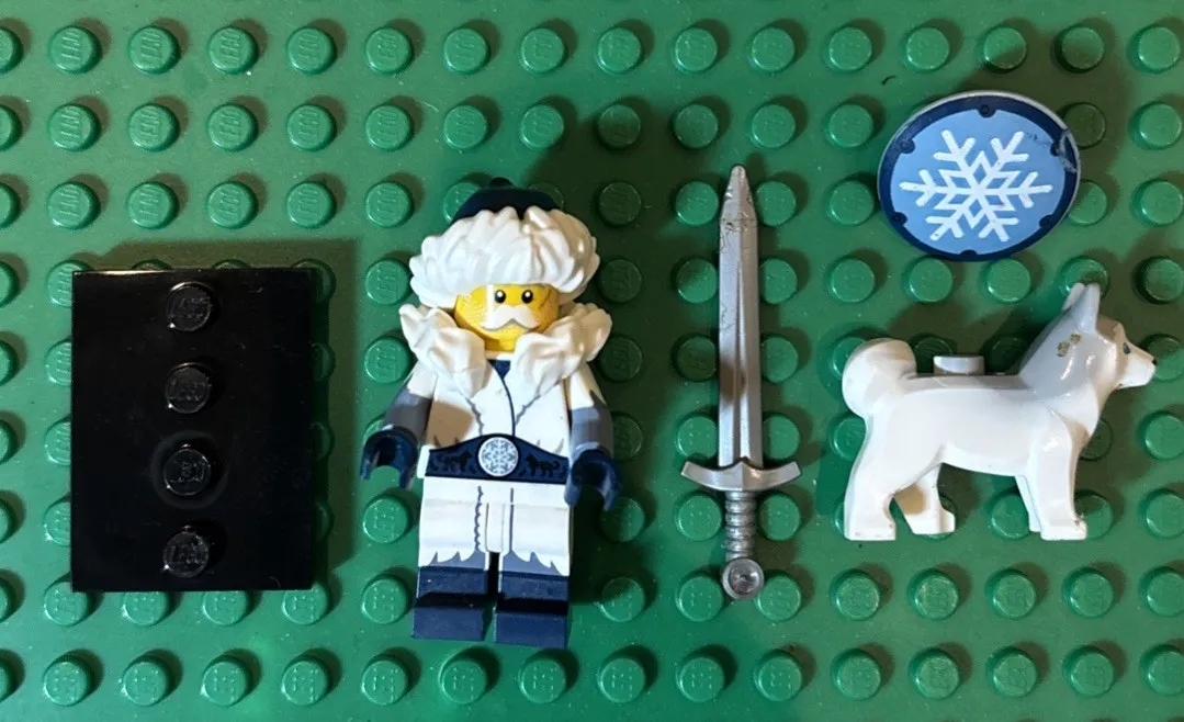 Lego Minifigures Blind Bag Series 22 Snow Warrior Guardian With Husky CMF 71032