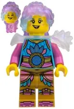 LEGO® Minifig drm104 - Izzie - Satin Trans-Clear Armor