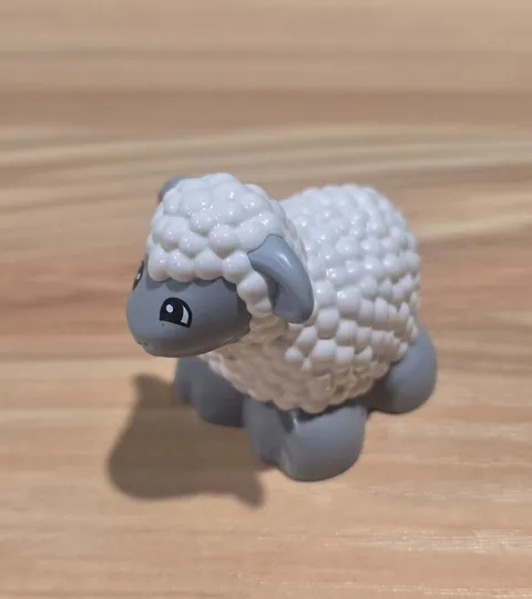 Lego Duplo Wooly White Lamb Sheep Farm Farmer Animal Zoo Replacement Easter