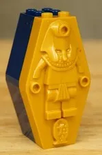 Amset Ra Toy Lego Accessory Part Mummy Pharaoh Quest Sarcophagus Coffin & Bones