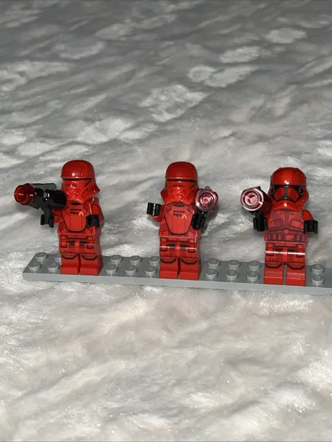 Lot Of 3 Lego Star Wars Minifigure Episode 9 - SW1065 And Sw1075