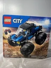 LEGO City Blue Monster Truck Toy for 5 Plus Year Old Boys & Girls