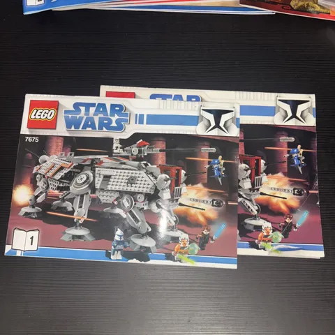 LEGO Star Wars: The Clone Wars AT-TE Walker (Set 7675) Manuals 1&2 Only