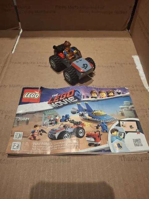 Lego (Vehicle Car Only) The Lego Movie 2 Set 70821 With MANUAL 