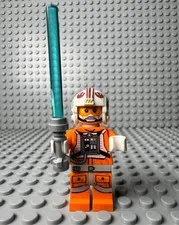 LEGO STAR WARS -- LUKE SKYWALKER MINIFIGURE WITH LIGHTSABER 75049 SW0569 NICE