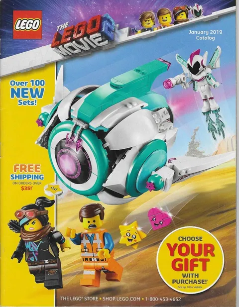 Lego Catalog Jan 2019 The Lego Movie 2 Star Wars Ninjago Harry Potter Creator