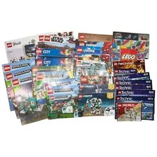 Lot of 25+ LEGO Instruction Manuals Booklets Minecraft Creator Star Wars City