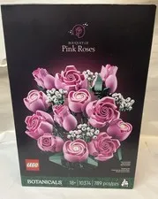 Lego Botanicals Bouquet Of Pink Roses 10374 New Factory Sealed 789Pcs Flowers