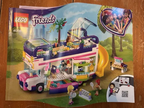 LEGO FRIENDS: Friendship Bus (41395) 778pcs  minus a few . Included  Manual 