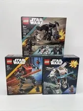 Lot of 3 LEGO  Star Wars Sets 75412, 75390, 75411 All Brand New