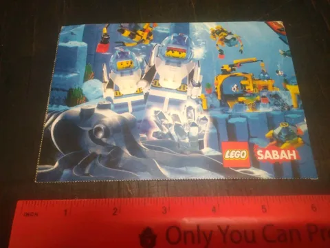 ⭐Lego Aquazone Divers 1997 Postcard⭐